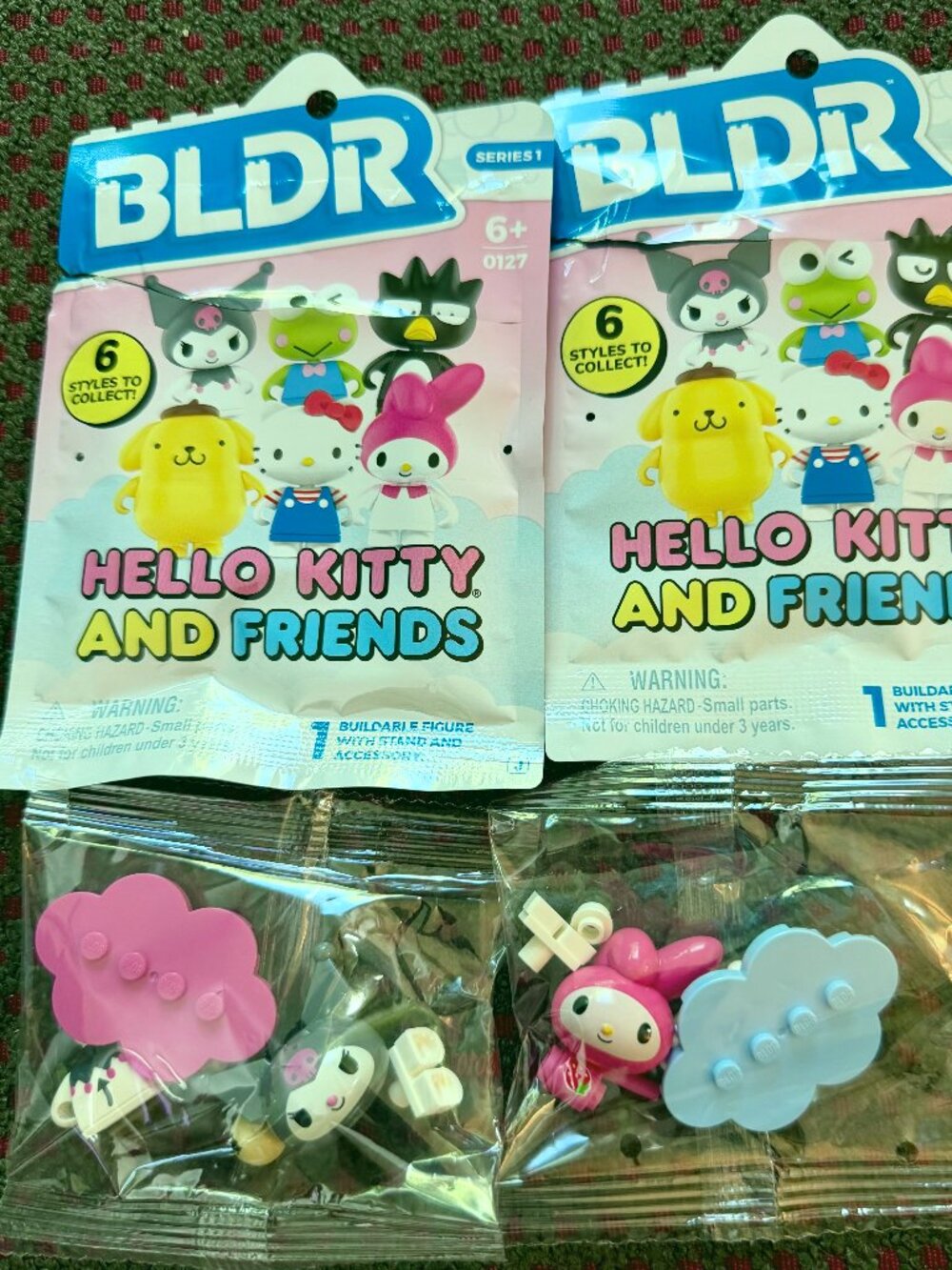 BLDR Hello Kitty and Friends Series 1 Kuromi My Melody Buildable Figures Sanrio